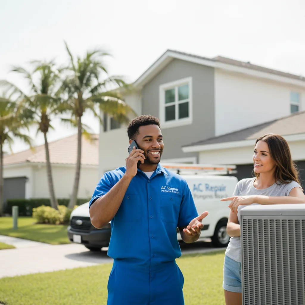 AC Repair Pompano Beach customer support in Welsh